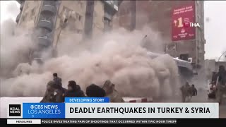Death toll continues to rise after massive earthquake hits Turkey