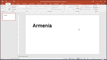 Hard Shadow Text In PowerPoint