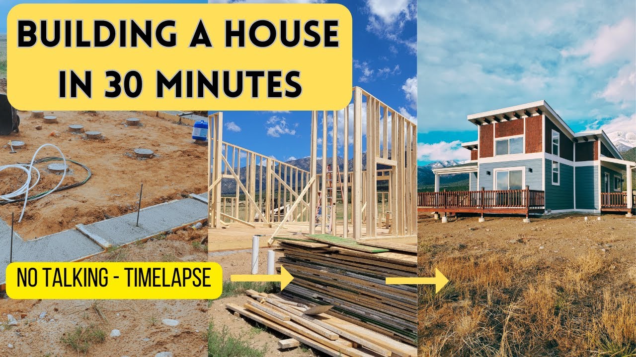 Building A House In 30 Minutes TIMELAPSE Start To Finish YouTube Building A House In 30 Minutes TIMELAPSE Start To Finish YouTube