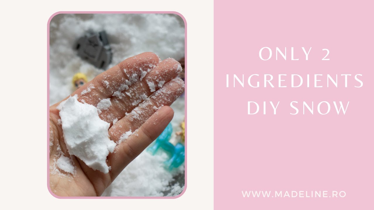 How to Make Fake Snow {just 2 ingredients}  Fake snow, How to make snow,  Homemade laundry