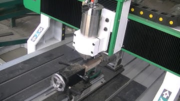 6090 cnc router with rotary