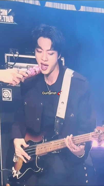 Guitarist 🎸 WWH Kim SEOKJIN 💜#jin #bts #runseokjin_eptour #jimin #jk