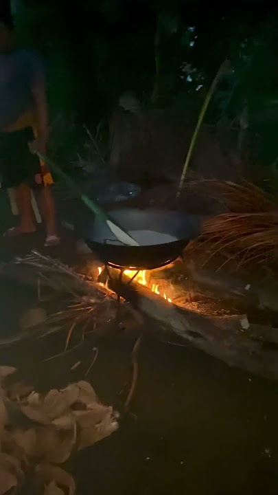 Old cooking process using palapa