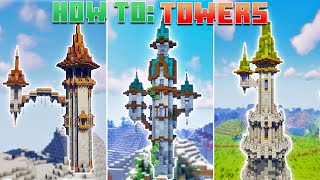 How to Build EPIC Towers in Minecraft! Builders Academy!