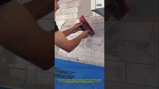Kitchen Backsplash Tile Restoration &amp; Grouting Process | Satisfying Home Renovation