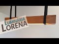 COMO UMA LUMINÁRIA PENDENTE DE AÇO