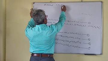 Equation of The Sphere Through Four Given Points