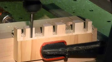 CNC Router Variable Spaced Through Dovetails