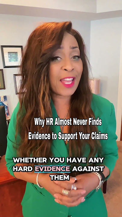 Why HR Almost Never Finds Evidence to Support Your Claim #employeeadvocate #toxicworkplace #job