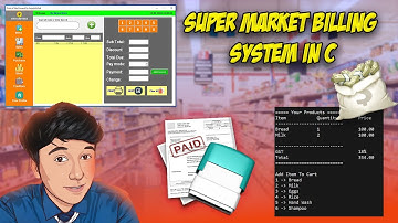 Grocery Payments : Building An Epic Billing System! in C programming language | C Project |