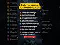 🌟 September 4, 2025 Horoscope for All 12 Zodiac Signs 🔮Bold Moves, Balance &amp; Intuition! #zodiacsigns