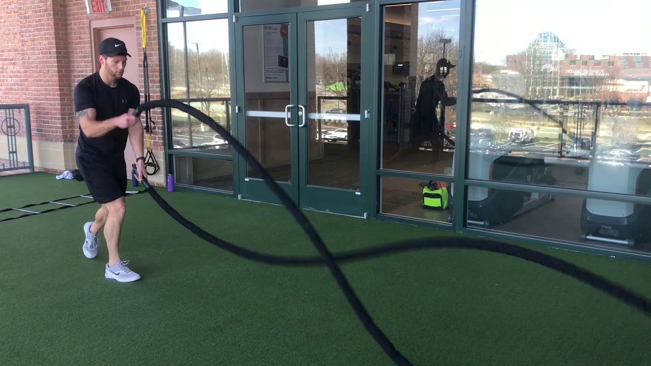 Standing Battle Ropes Battle Ropes - Kneeling to Standing - YouTube