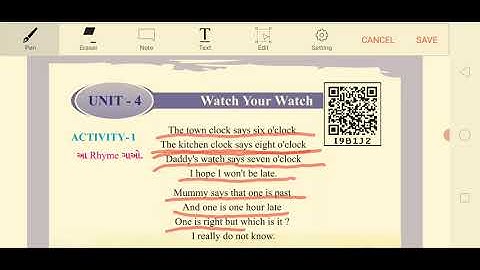 STD 6 English Unit 4 WATCH YOUR WATCH Activity-1