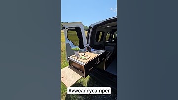 Volkswagen Caddy camper at www.vangear.co.uk #vwcaddy #campervan #vanlife