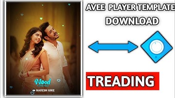 🔥New Avee Player FullScreen​ Size Template Tutorial | Avee Player Template Download Link New