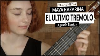 Maya Kazarina plays El último trémolo by Agustín Barrios on a Vladimir Druzhinin Classical Guitar chords