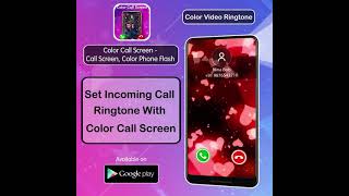 Color Call Screen - Call Screen, Color Phone Flash - Kudi mainu kehndi screenshot 4
