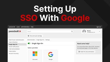 Setting Up SSO With Google - Passbolt
