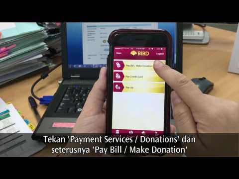 e-Amanah : How to make contribution payment using BIBD Mobile App