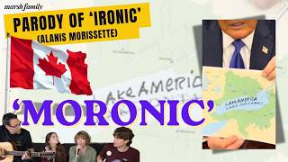 "Moronic" - Marsh Family parody of Alanis Morissette's "Ironic" about Trump's Trade War with Canada — trending on YouTube in United Kingdom