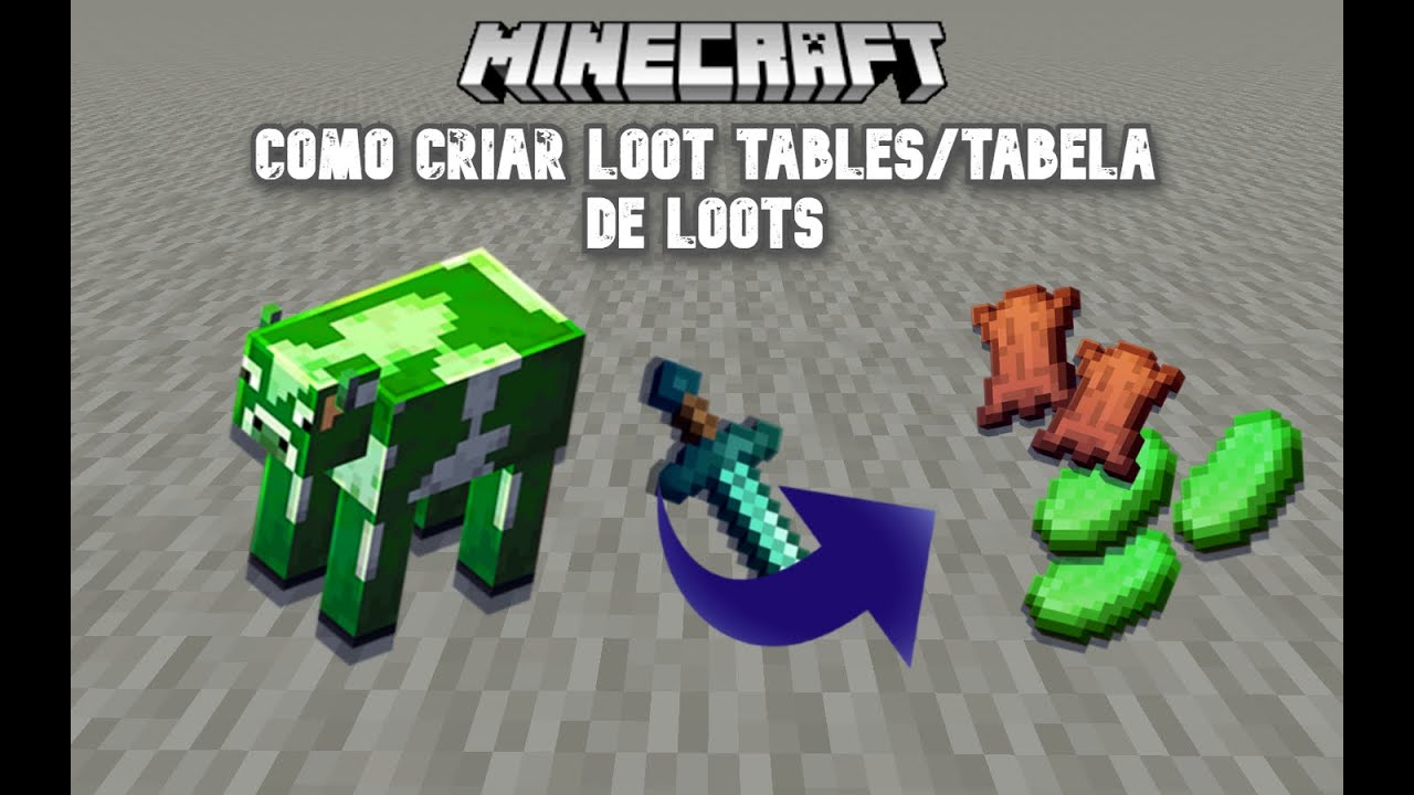Como criar um mod de minecraft 9. Como criar loot tables/tabelas de