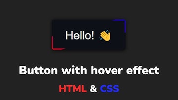Кнопка с hover effect используя HTML & CSS || Button with hover effect inset using HTML & CSS