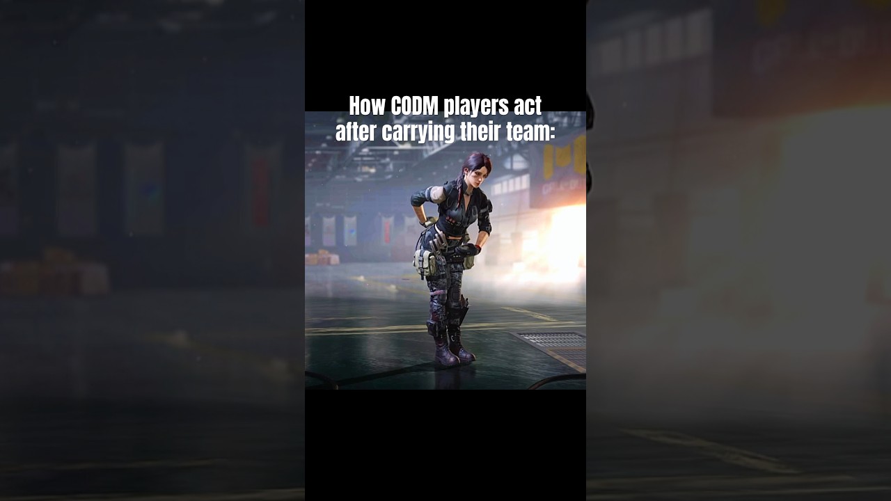 How CODM players act after carrying their team 