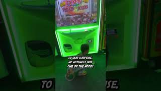 Kid Continuously Wins Claw Game screenshot 5