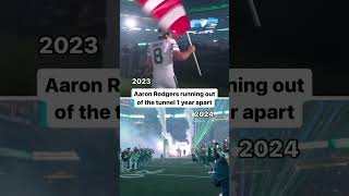 Rodgers makes his return to Metlife 🔥 #shorts