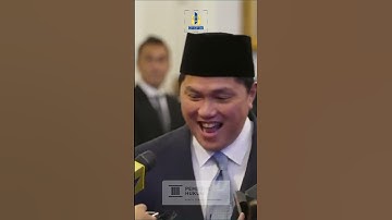 PERNYATAAN ERIC TOHIR USAI DILANTIK PRESIDEN PRABOWO #berita #hukum #korupsi