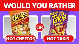 Would You Rather...? Snacks & Junk Food Edition🍔🍕🍫