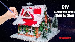 DIY Amazing Christmas House using cardboard  | DIY Winter house | Elf House @DIYAtelier by DIY Atelier 3,277 views 5 months ago 16 minutes