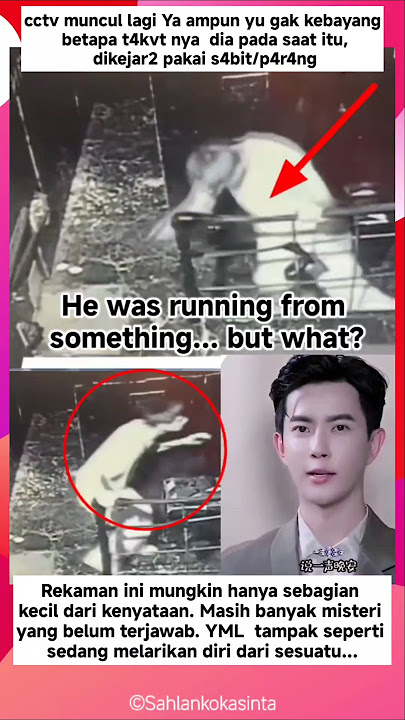 What Was Yu Menglong Running From? #YuMenglong #Happiness #Smile #PureJoy #ChineseActor