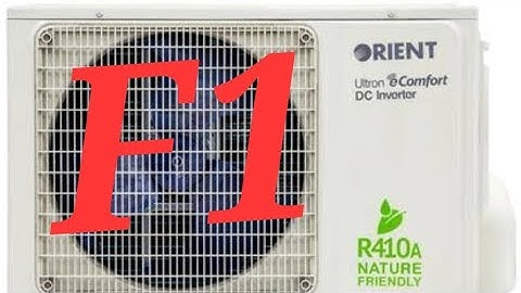 ORIENT DC INVERTER AC F1 ERROR CODE #149