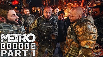 METRO EXODUS Walkthrough Gameplay PART 1 - INTRO & MOSCOW | PS4 - No Commentary