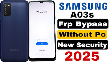 Samsung A03s Frp Bypass | Without Pc | Google Account Lock Unlock - Talkback Not Working 2025