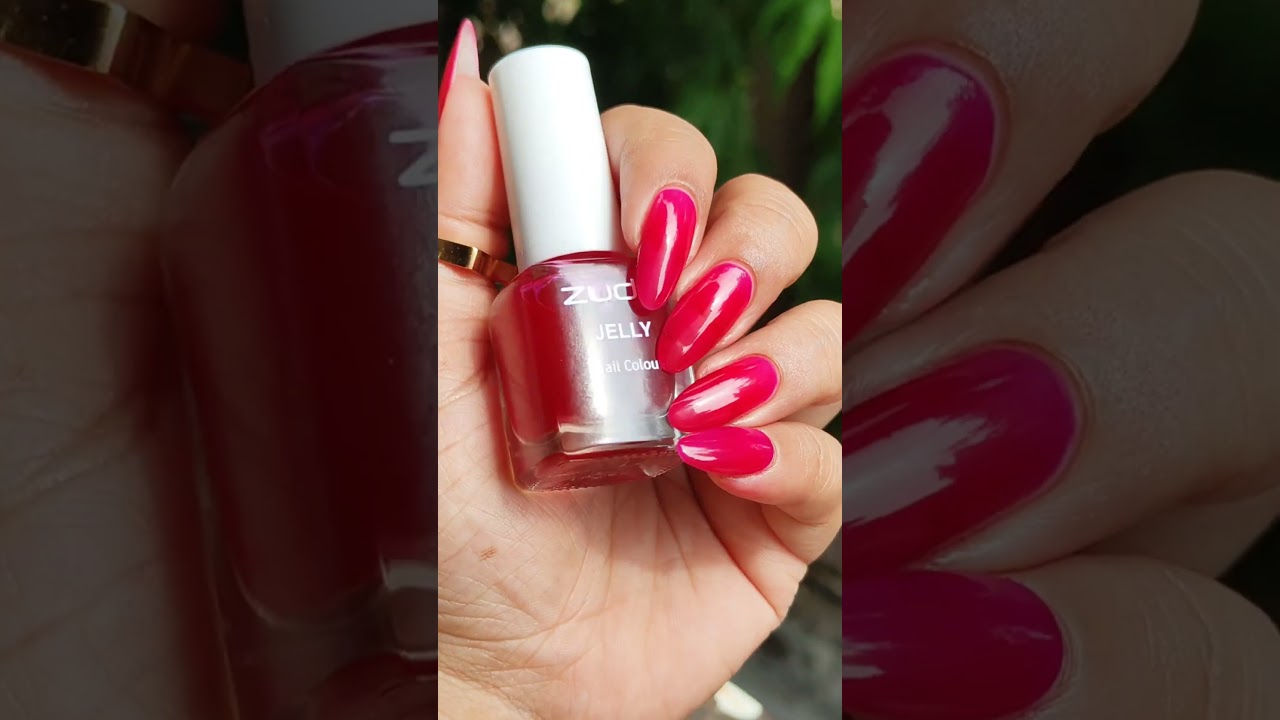 Zudio Jelly Nail Polish | Swatch & Review #nails #zudio #zudiohaul