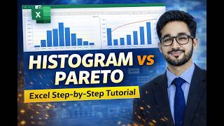 “🔥 Histogram + Pareto Chart in Excel”#excel #engineering #exceltips #automation #education #excel