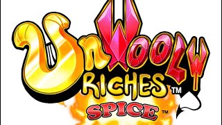 Unwooly Riches Spice! New Game by Konami! First try with bonus!