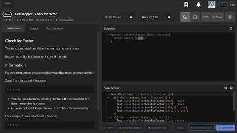 Codewars - 8kyu - Check for Factor