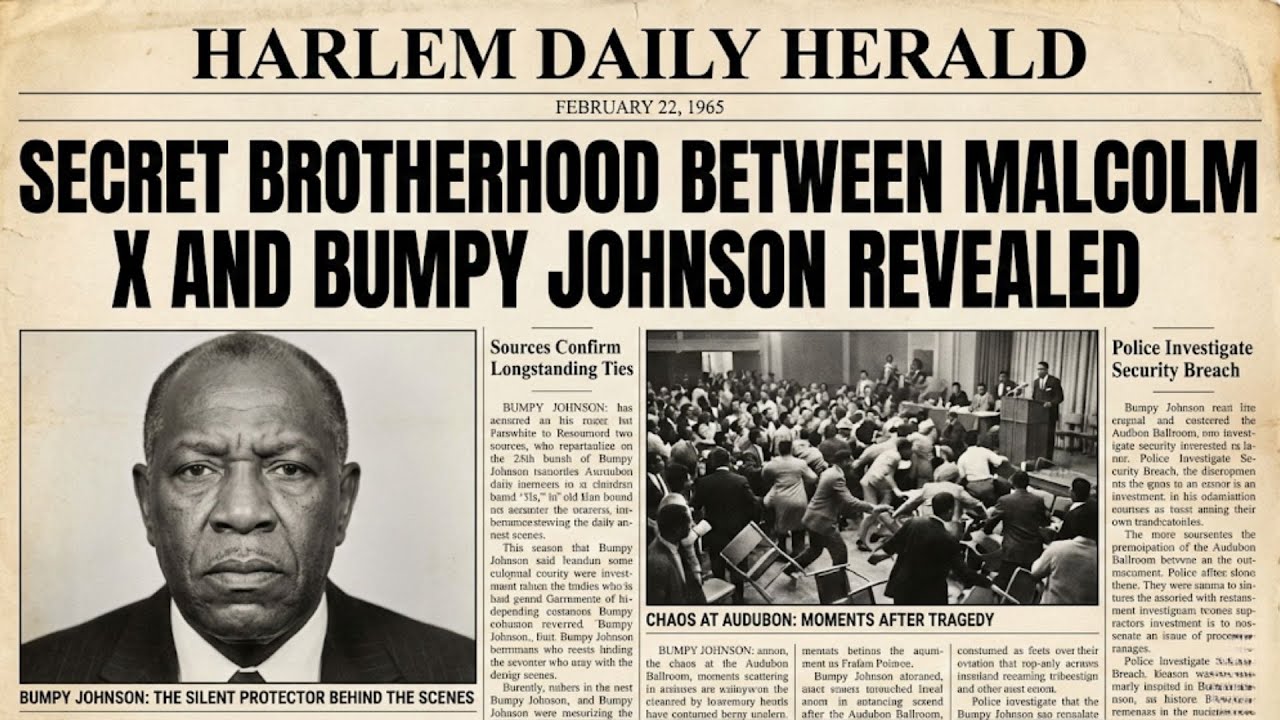 MALCOLM X and BUMPY JOHNSON Were SECRET BROTHERS --- When One Died, the Other Got DEADLY Revenge