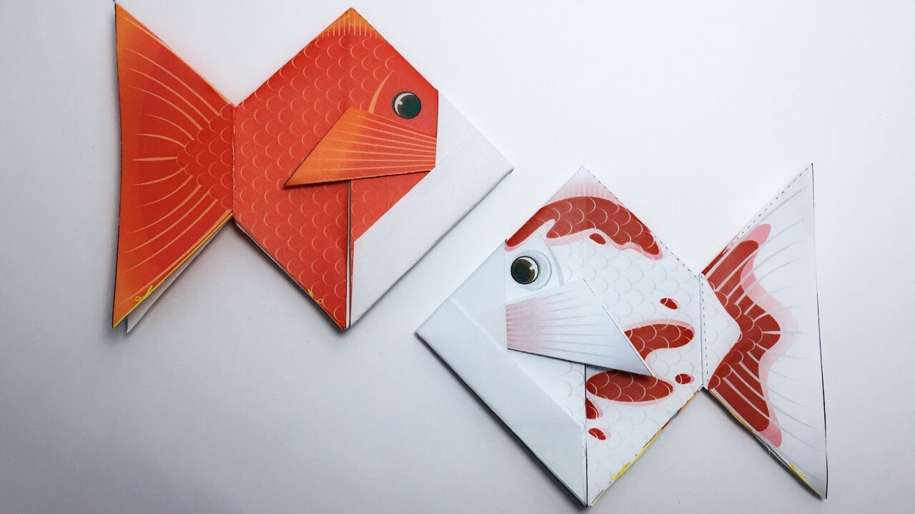 Goldfish Origami tutorial ! - YouTube