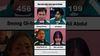 Squid Game Challenge, You Can Only Save One Of Them