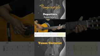 Departure - Rurouni Kenshin - Fingerstyle Guitar Tutorial + TAB & Lyrics #fingerstyle