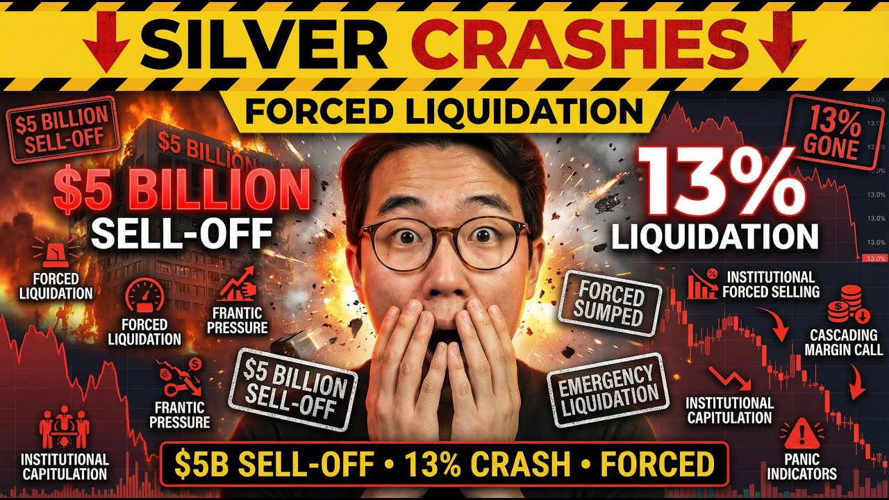 Silver CRASHES as $5 Billion FORCED SELL-OFF Begins (13% Market Liquidation)