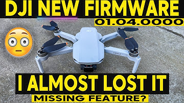 DJI MINI 2 NEW Firmware UPDATE 01.04.0000 - WHATS NEW?