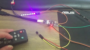 Digispark chap2.通訊應用-3.1 IR紅外線遙控器控制RGB LED WS2811 WS2812