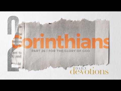 For the Glory of God | Daily Devotions | Pastor Jim Cymbala | The Brooklyn Tabernacle