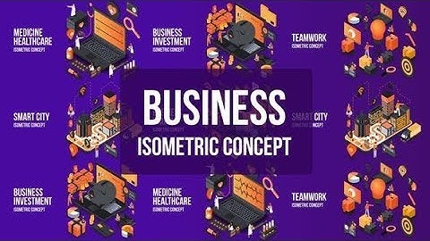 Business Investment- Isometric Concept (After Effects template)