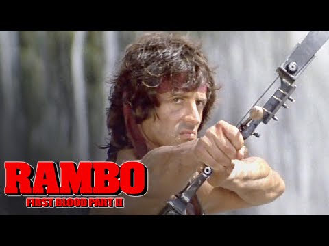 'Ram-Bow Hunting w/ Explosive Arrows' Scene | Rambo: First Blood Part II